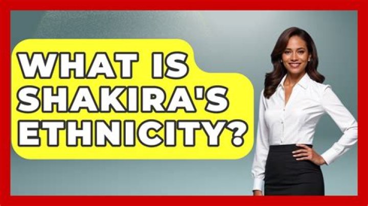 Unveiling The Tapestry Of Shakira's Diverse Ethnicity