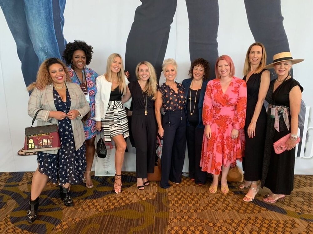 It was so cool to meet each one of these ladies. A few I already knew, but most I didn’t. From left to right (with their IG names) @grievy.nyc, @stylenbeautydoc, @everydaysugar, @southernsnippets, @chicover50, @wardrobe_oxygen, @lipglossandcrayons, @mrsmlmode and me.
